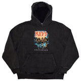 KISS: Destroyer 3D Logo Stone Wash Pullover Hoodie (Wash)