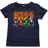 KISS: Logo - Faces & Icons T-shirt – officielt merchandise
