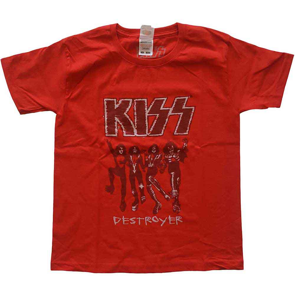 KISS: Destroyer Sketch T-shirt – officielt merchandise