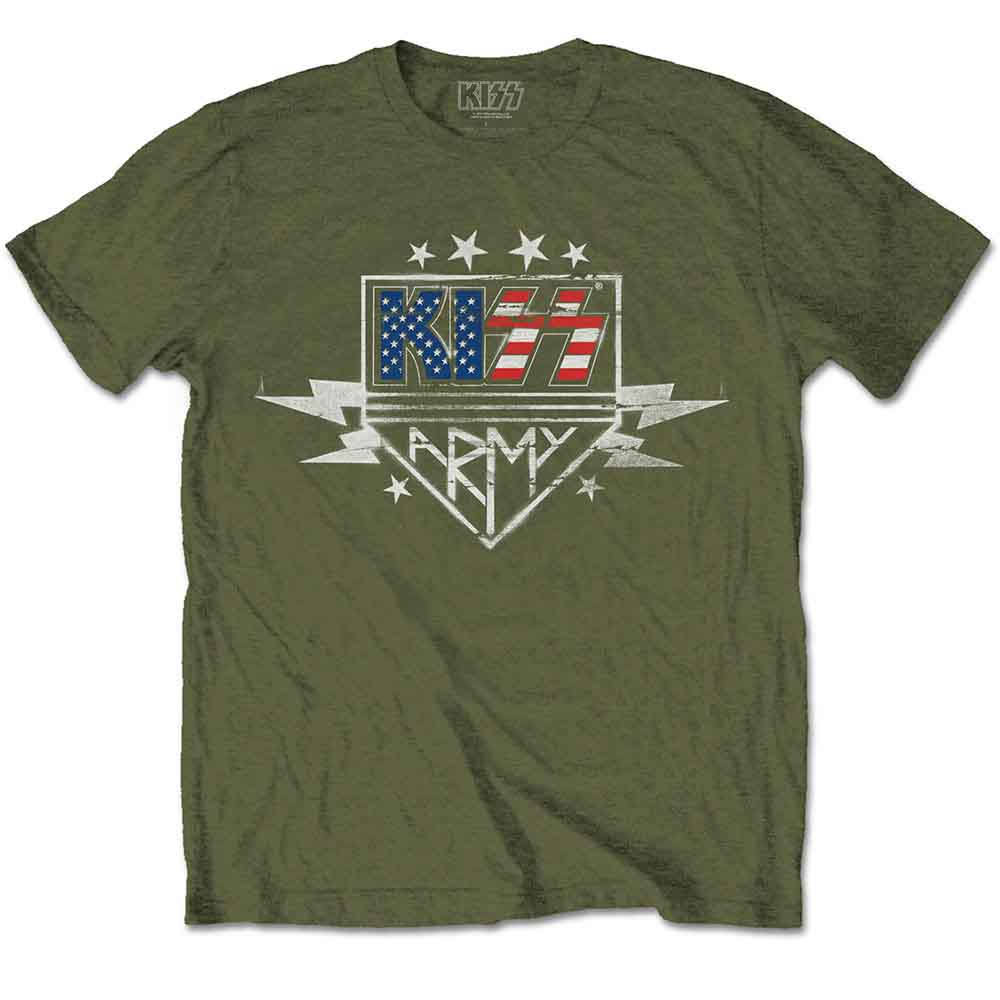KISS: Army Lightning T-shirt – officielt merchandise