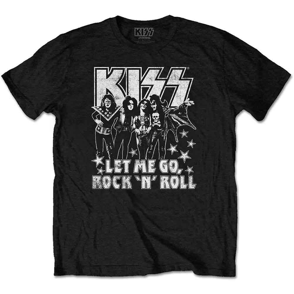 KISS: Let Me Go T-shirt – officielt merchandise