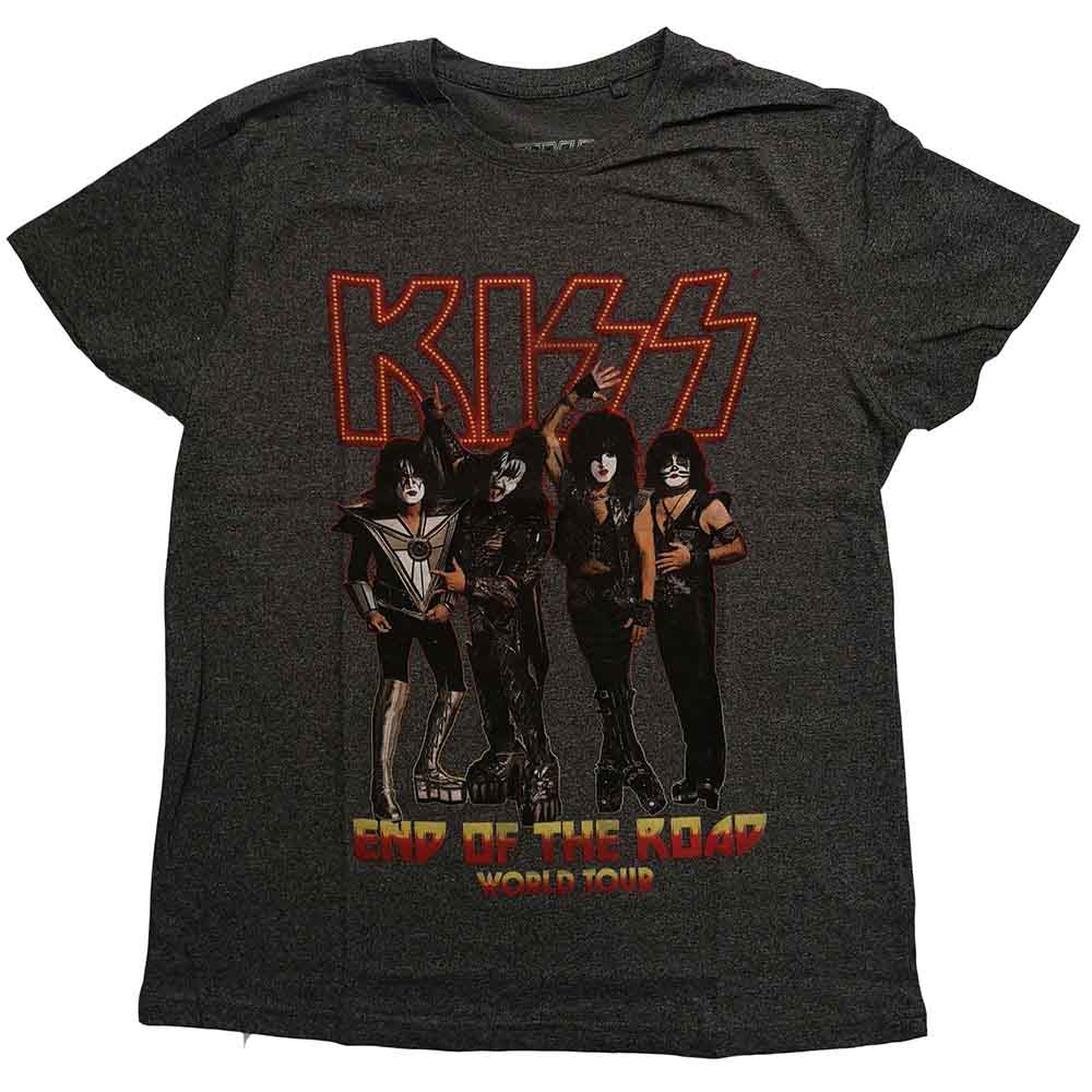 KISS: End of the Road Tour (Brindle) (LOS) T-shirt – officielt merchandise