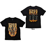 KISS: End Of The Road Tour Orange T-Shirt