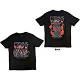 KISS: End Of The Road Tour Red T-shirt – officielt merchandise