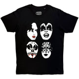 KISS: Stacked Faces T-shirt – officielt merchandise