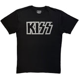 KISS: Logo Mono T-shirt – officielt merchandise
