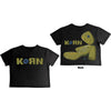 Korn: Doll Issues Crop Top (Kvinder) (Back Print)