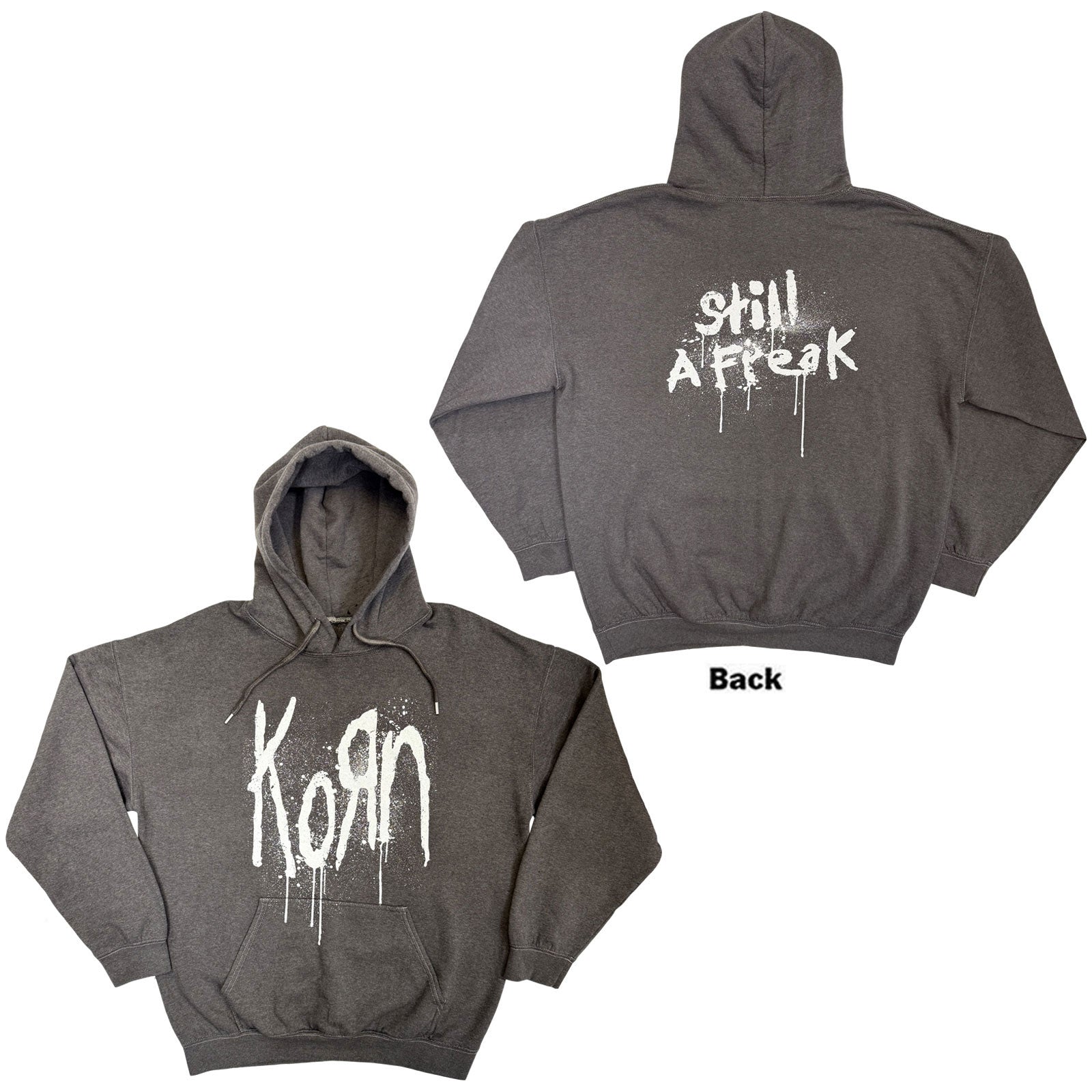Korn: Still A Freak (Charcoal Grey) Hoodie – officielt merchandise
