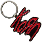 Korn: Red Logo Keychain (Die Casting)
