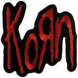 Korn: Red Logo Patch – officielt merchandise