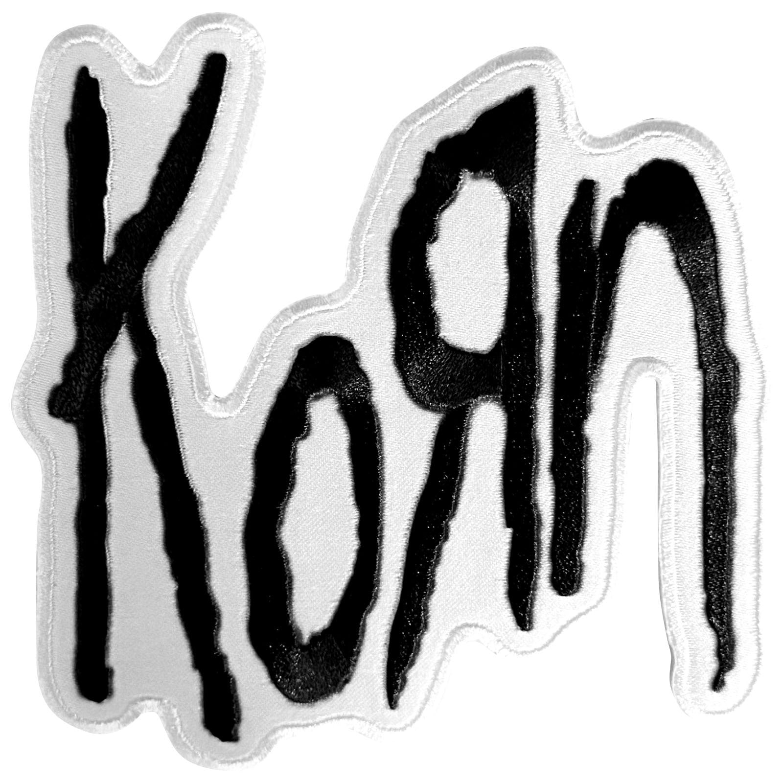Korn: Black Logo Patch – officielt merchandise