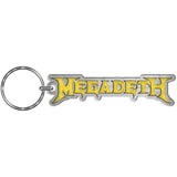 Megadeth: Logo Nøglering – officielt merchandise