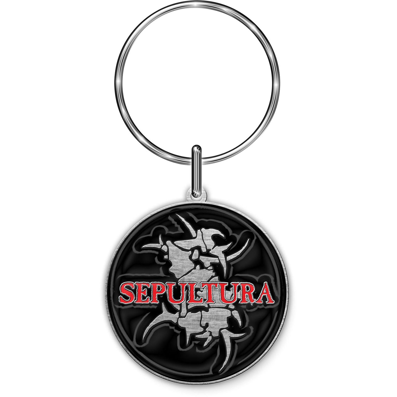Sepultura: Logo & Tribal S Keychain