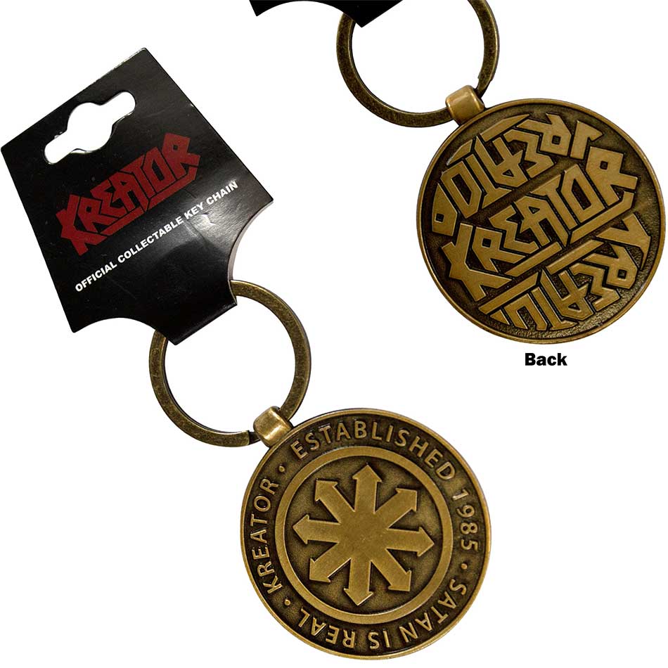 Kreator: Satan Is Real Emblem Keychain