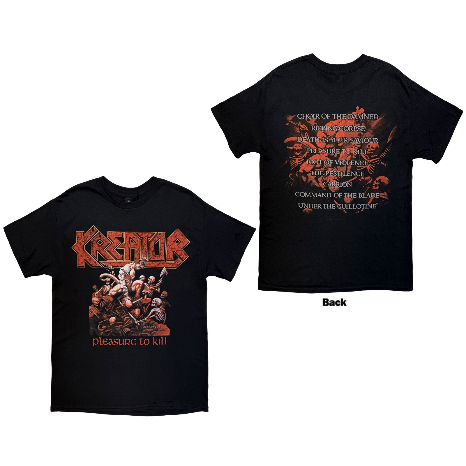 Kreator: Pleasure To Kill T-shirt – officielt merchandise