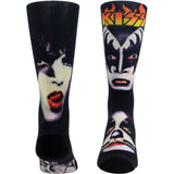 KISS: Faces Sublimation (UK Size 6.5 - 11) Strømper – officielt merchandise
