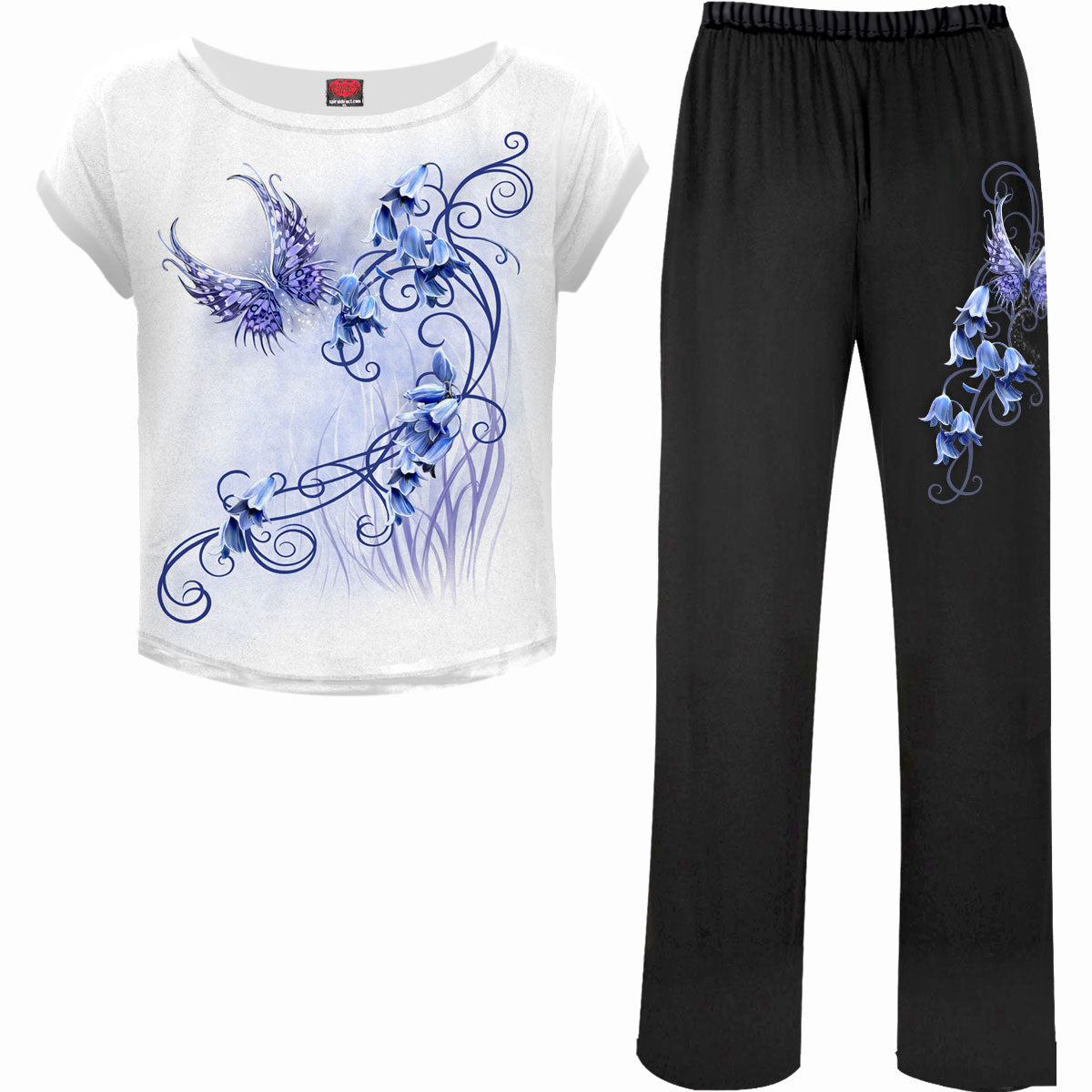 Spiral: Bluebell Fairy (Black & White) Pyjama – officielt merchandise