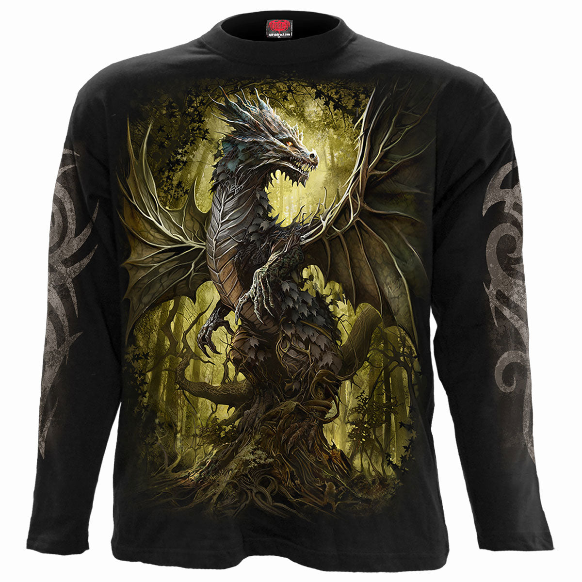 Spiral: Oak Dragon (Back & Sleeve Print) Long Sleeve – officielt merchandise