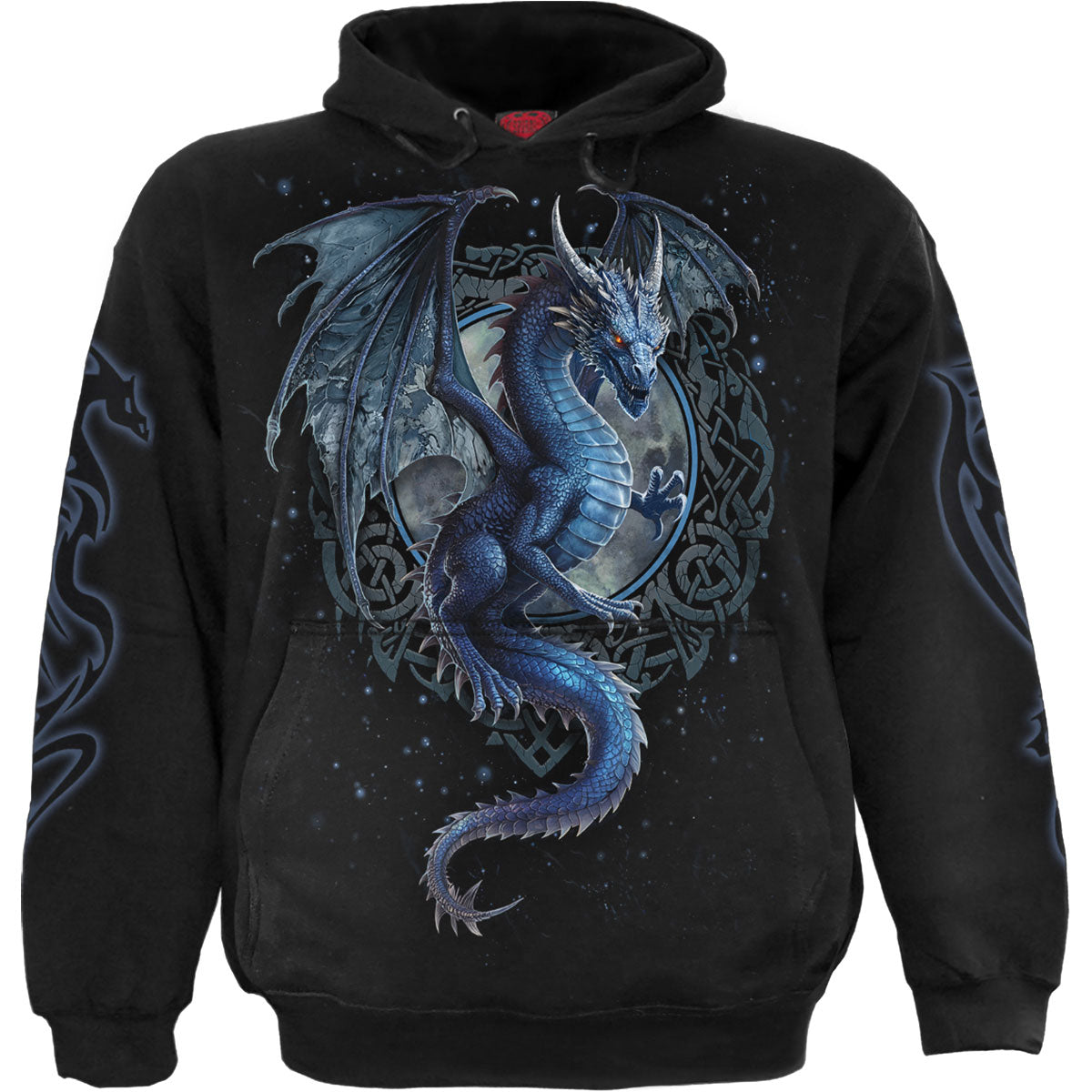 Spiral: Storm Dragon (Back & Sleeve Print) Hoodie – officielt merchandise