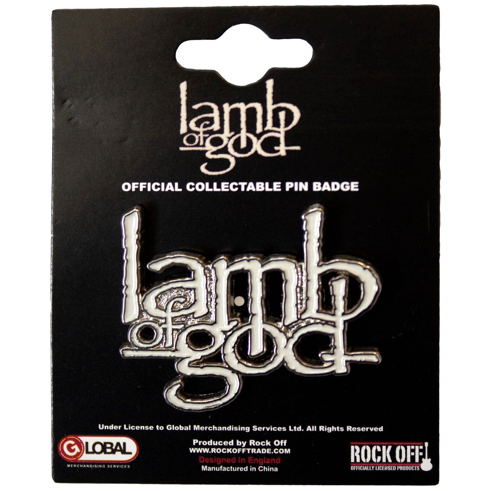 Lamb Of God: Logo Pin Badge