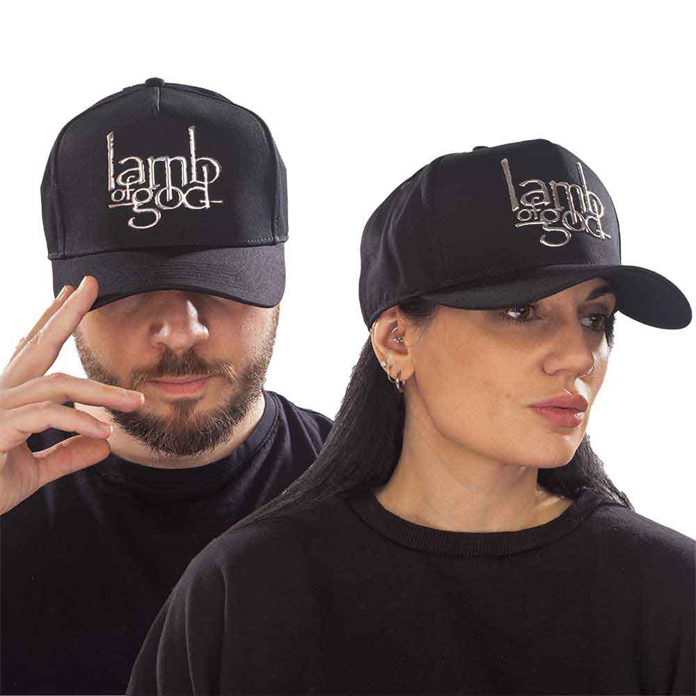 Lamb Of God: Sonic Silver Logo Cap – officielt merchandise