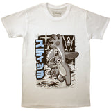 Disney: Stitch Jump Black & White T-Shirt