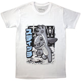Disney: Stitch Jump Black & White T-Shirt