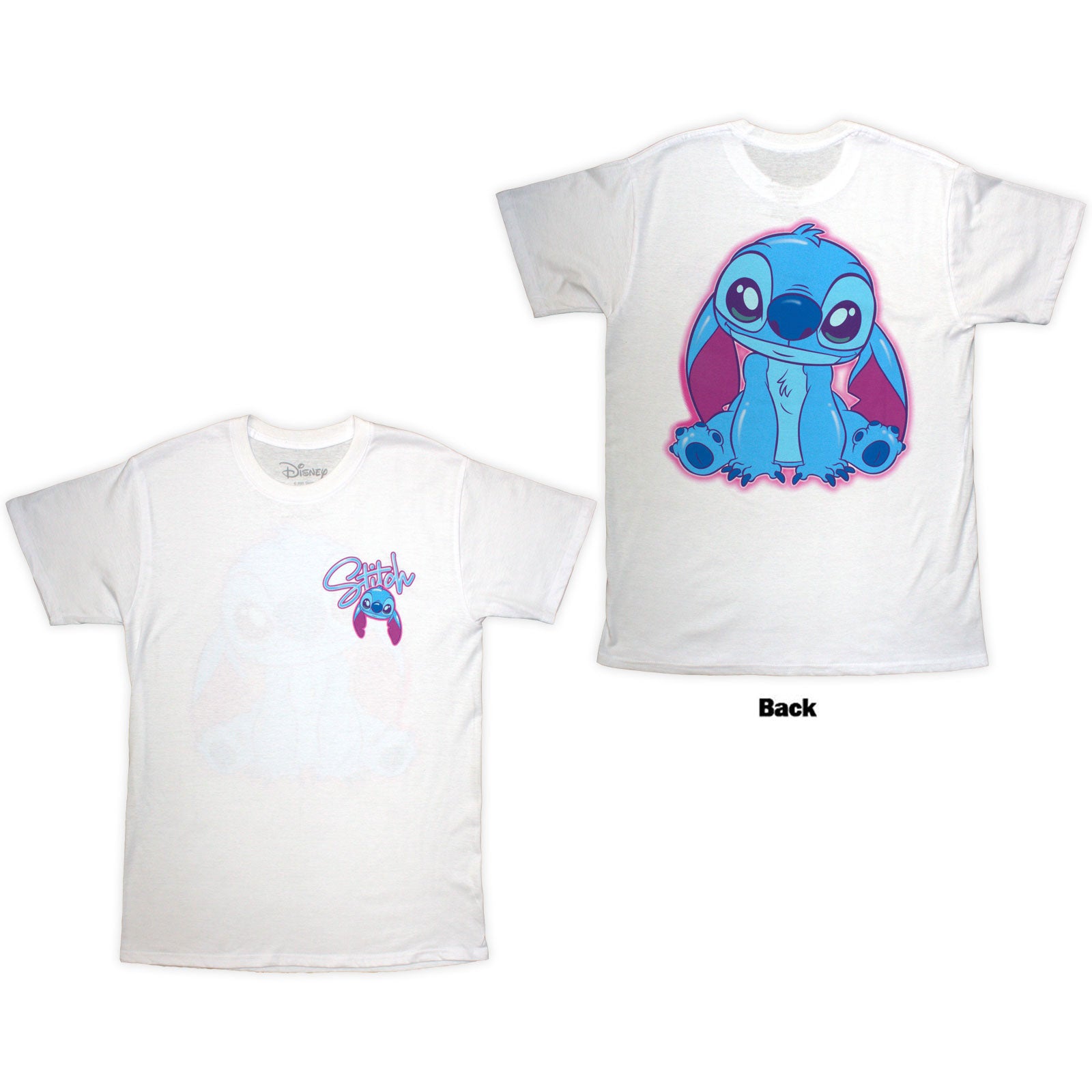 Disney: Stitch Spray Paint T-Shirt (Back Print)