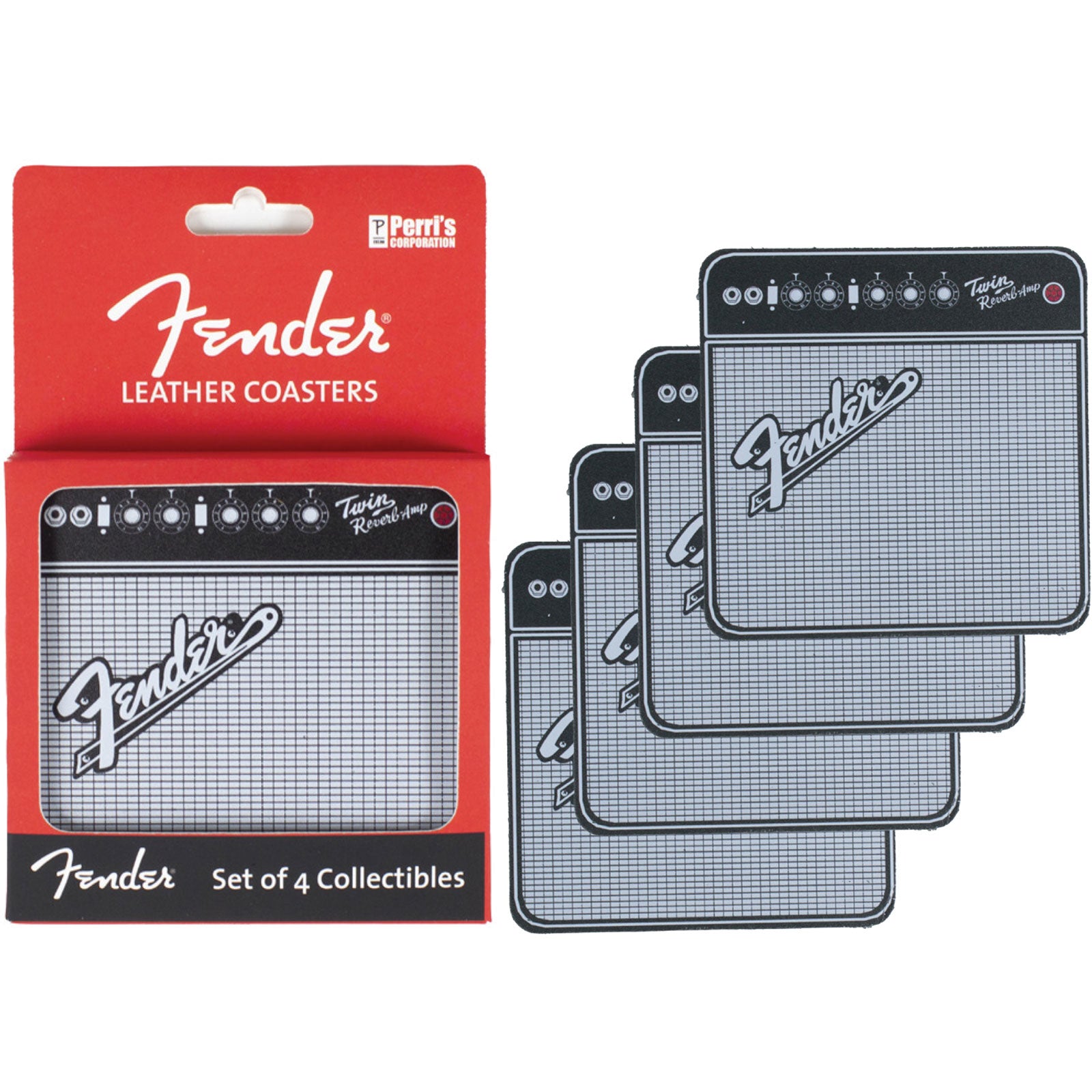 Fender: Amplifiers (Multicolour) (Premium) Coaster – officielt merchandise