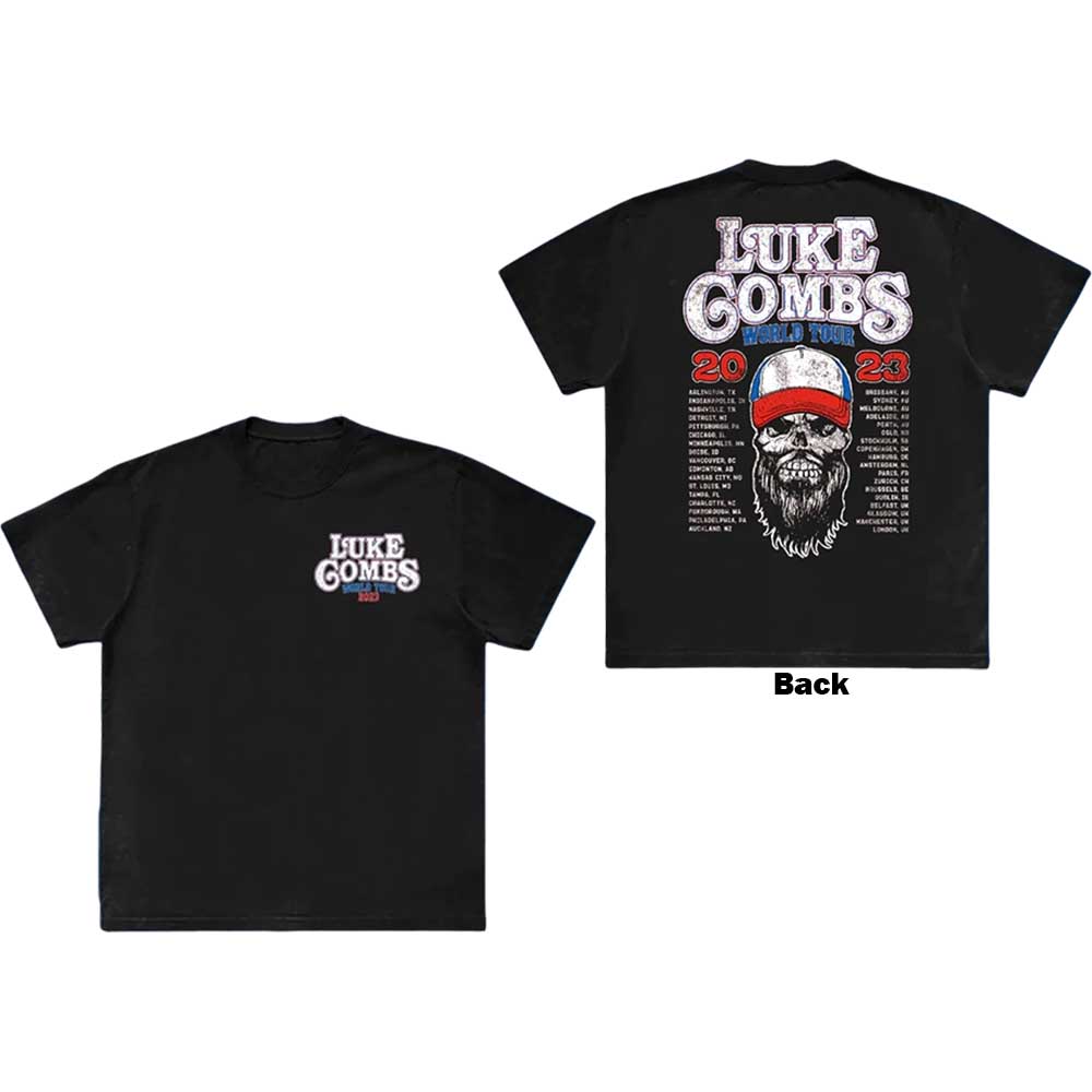 Luke Combs: Tour '23 Skull T-Shirt