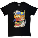 Looney Tunes: That's All Folks Block Graphic T-shirt – officielt merchandise