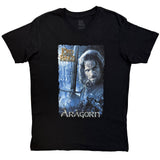 Lord Of The Rings: Aragon Sword Montage T-shirt – officielt merchandise