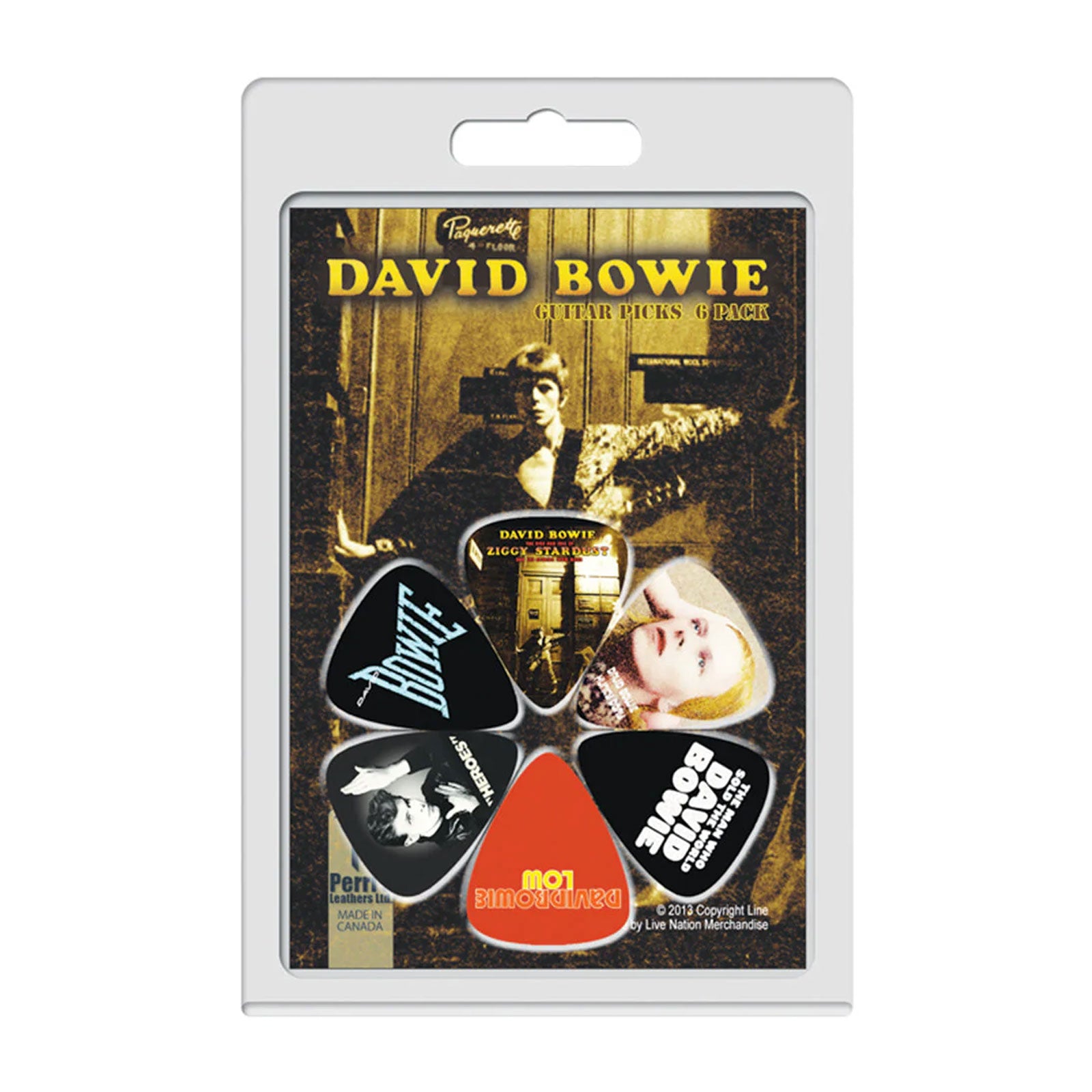 David Bowie: Album Covers 1 6-Pack Plectrum Pack