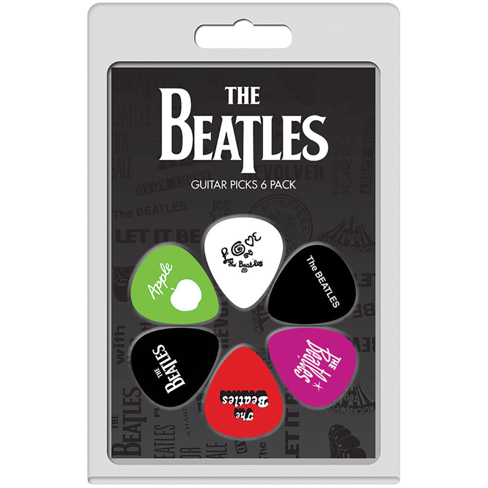 The Beatles: Logos 6-Pack Plectrum Pack