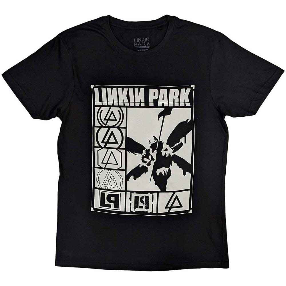 Linkin Park: Logos Rectangle T-shirt – officielt merchandise