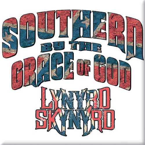 Lynyrd Skynyrd: Southern By The Grace Of God Magnet – officielt merchandise