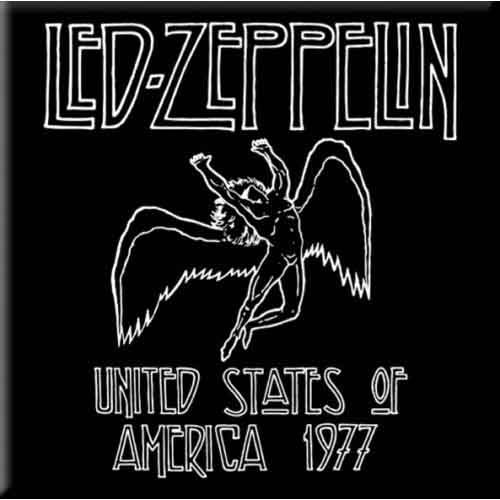 Led Zeppelin: 1977 USA Tour Magnet – officielt merchandise
