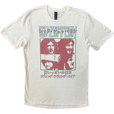 Led Zeppelin: Japanese Poster (Natural) T-shirt – officielt merchandise