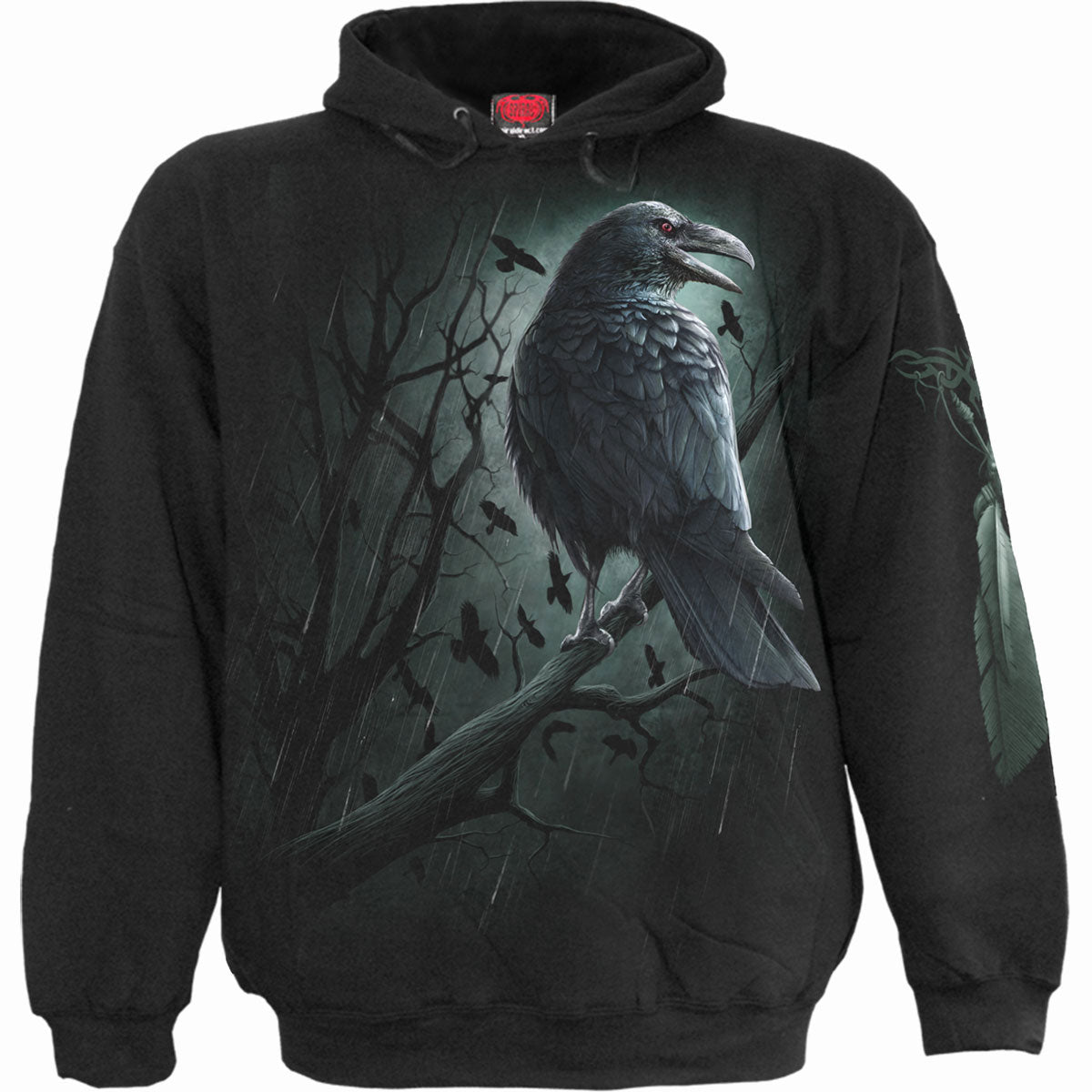 Spiral: Shadow Raven (Back & Sleeve Print) Hoodie – officielt merchandise
