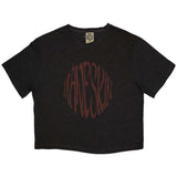 Maneskin: Warped Logo Crop Top (Kvinder)
