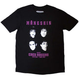 Maneskin: Live At Circo Massimo 2022 Faces T-Shirt