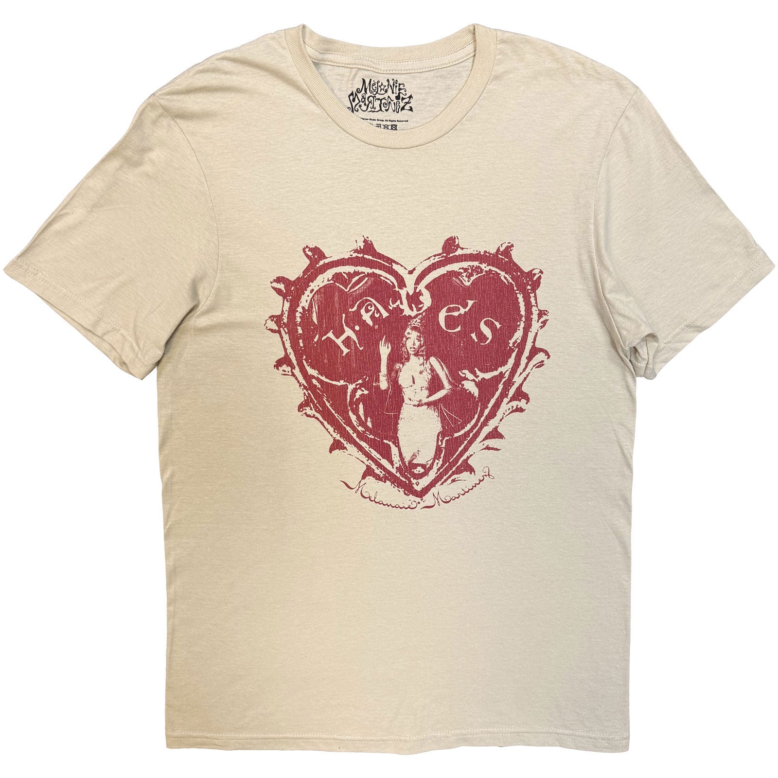Melanie Martinez: Hades Heart (Sand) T-shirt – officielt merchandise