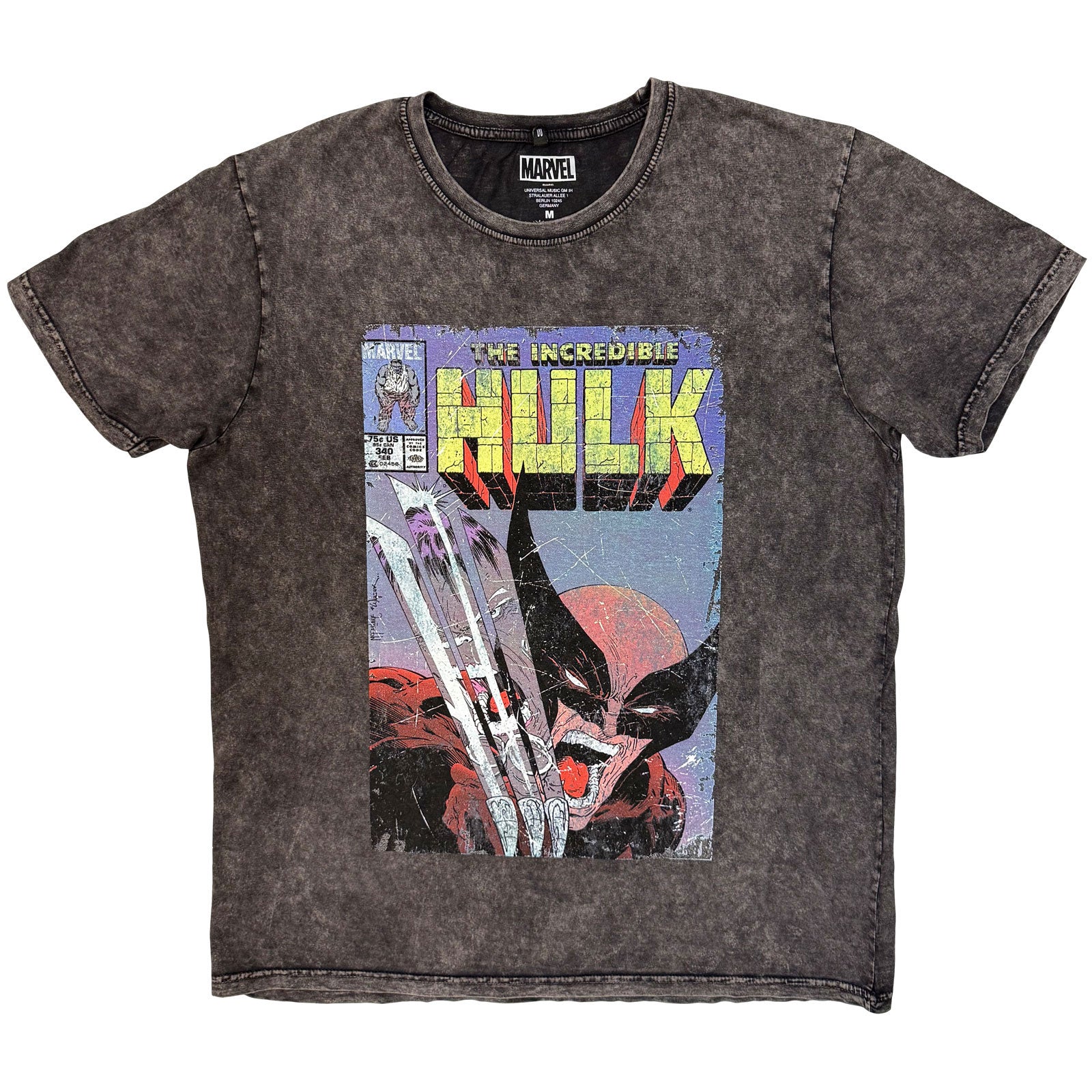 Marvel Comics: Incredible Hulk Wolverine T-shirt – officielt merchandise
