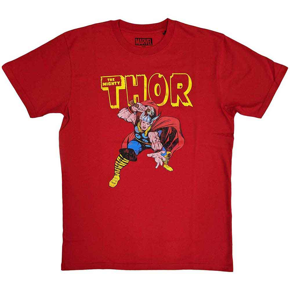 Marvel Comics: Thor Hammer Distressed T-shirt – officielt merchandise