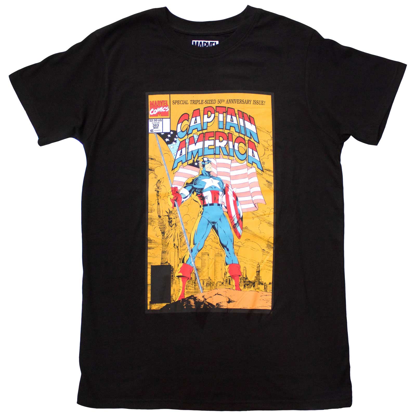 Marvel Comics: Captain America 50th Comic Cover T-Shirt