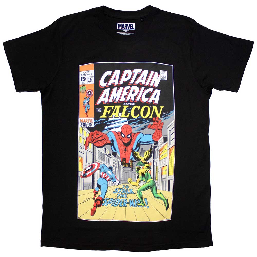Marvel Comics: Captain America & Falcon Comic Cover T-Shirt