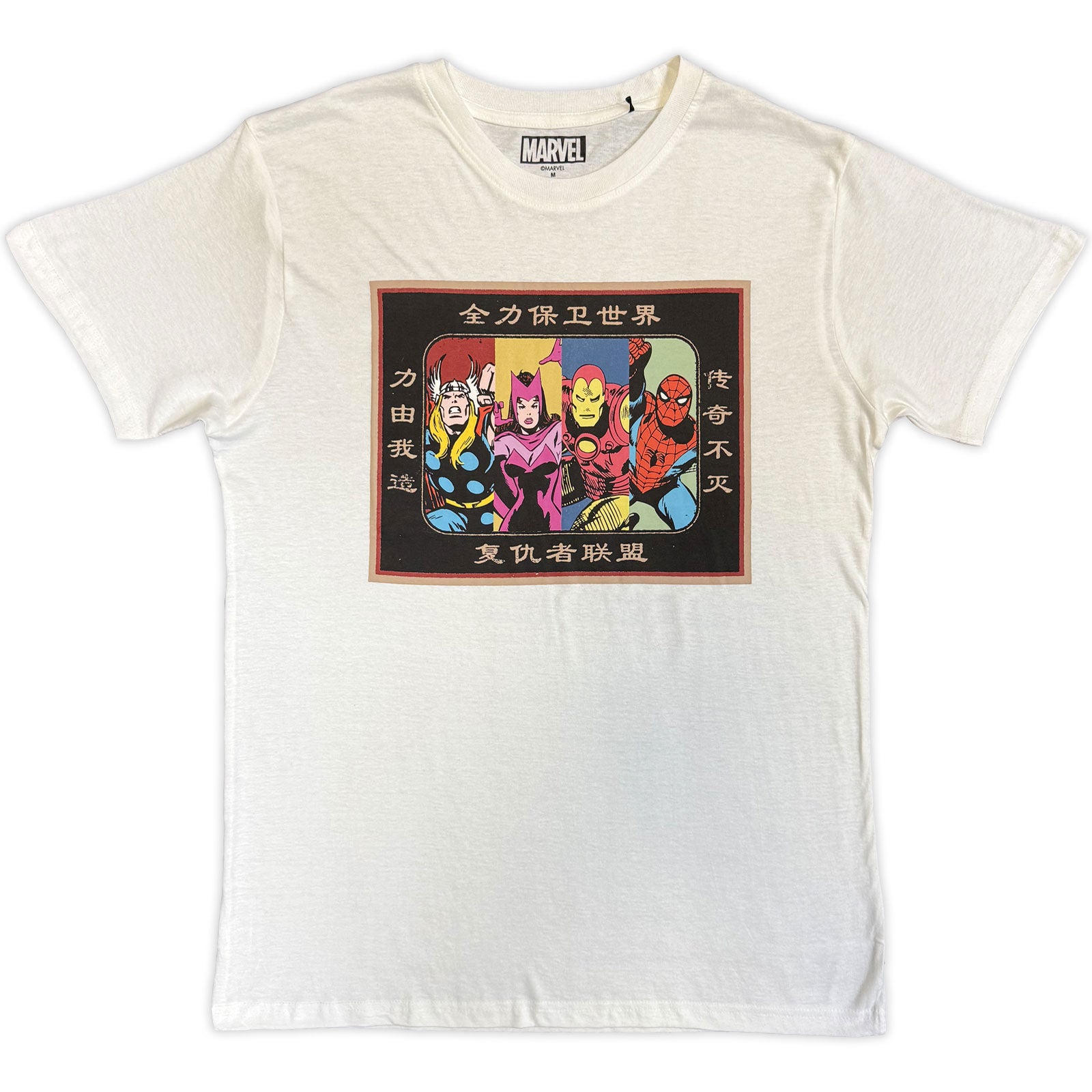 Marvel Comics: Avengers Framed Japanese T-Shirt