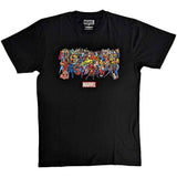 Marvel Comics: Full Characters T-shirt – officielt merchandise