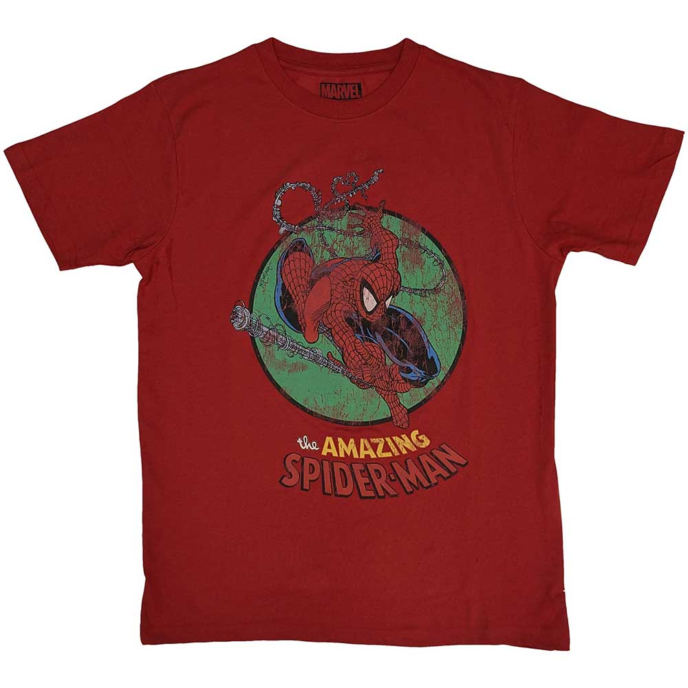 Marvel Comics: Spiderman Shooting Webs T-shirt – officielt merchandise