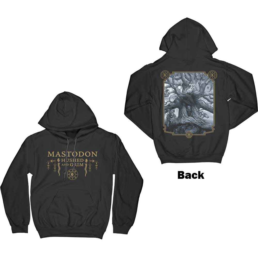 Mastodon: Hushed & Grim Cover Hoodie – officielt merchandise